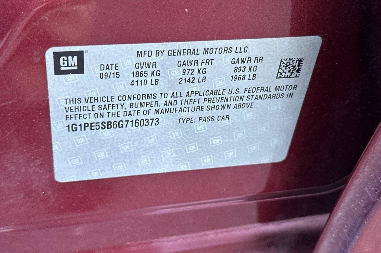 Used 2016 Chevrolet Cruze LT FWD image 26
