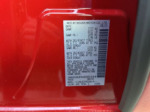 New 2026 Nissan Frontier SV image 29