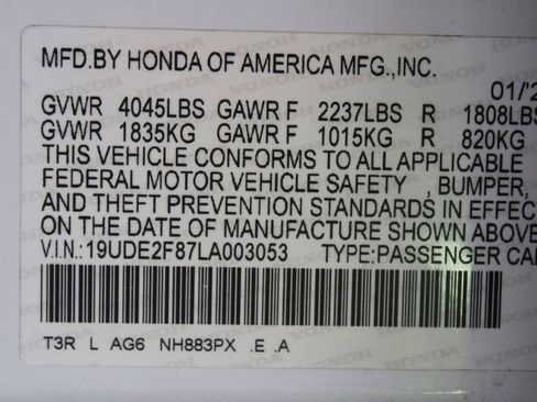 Used 2020 Acura ILX FWD image 36