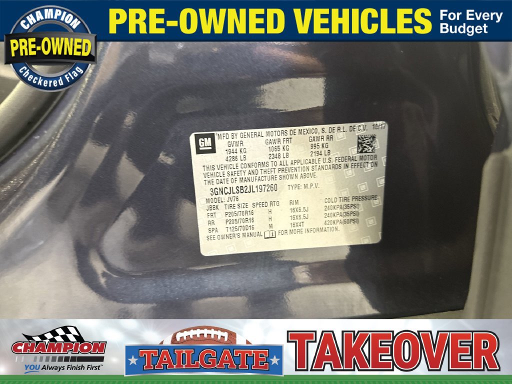 Used 2018 Chevrolet Trax LT w/ Sun & Sound Package FWD image 42