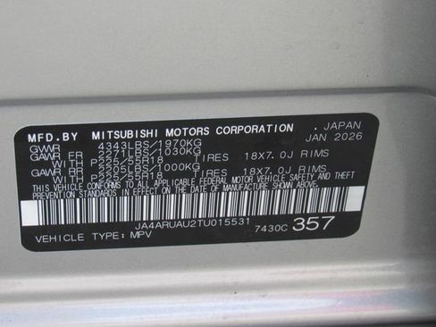 New 2026 Mitsubishi Outlander Sport LE AWD/4WD image 21