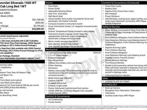 New 2026 Chevrolet Silverado 1500 W/T AWD/4WD image 16