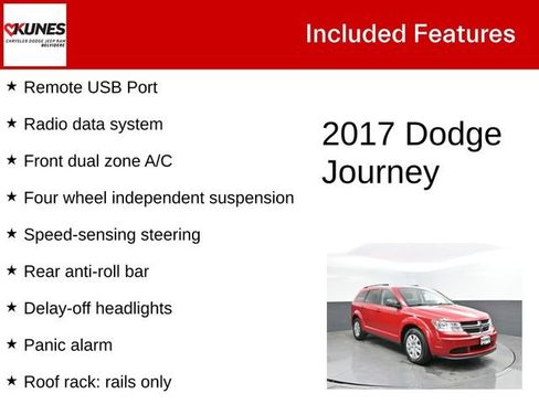 Used 2017 Dodge Journey SE w/ Flexible Seating Group FWD image 3