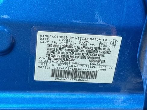 Used 2023 Nissan Versa SV FWD image 17
