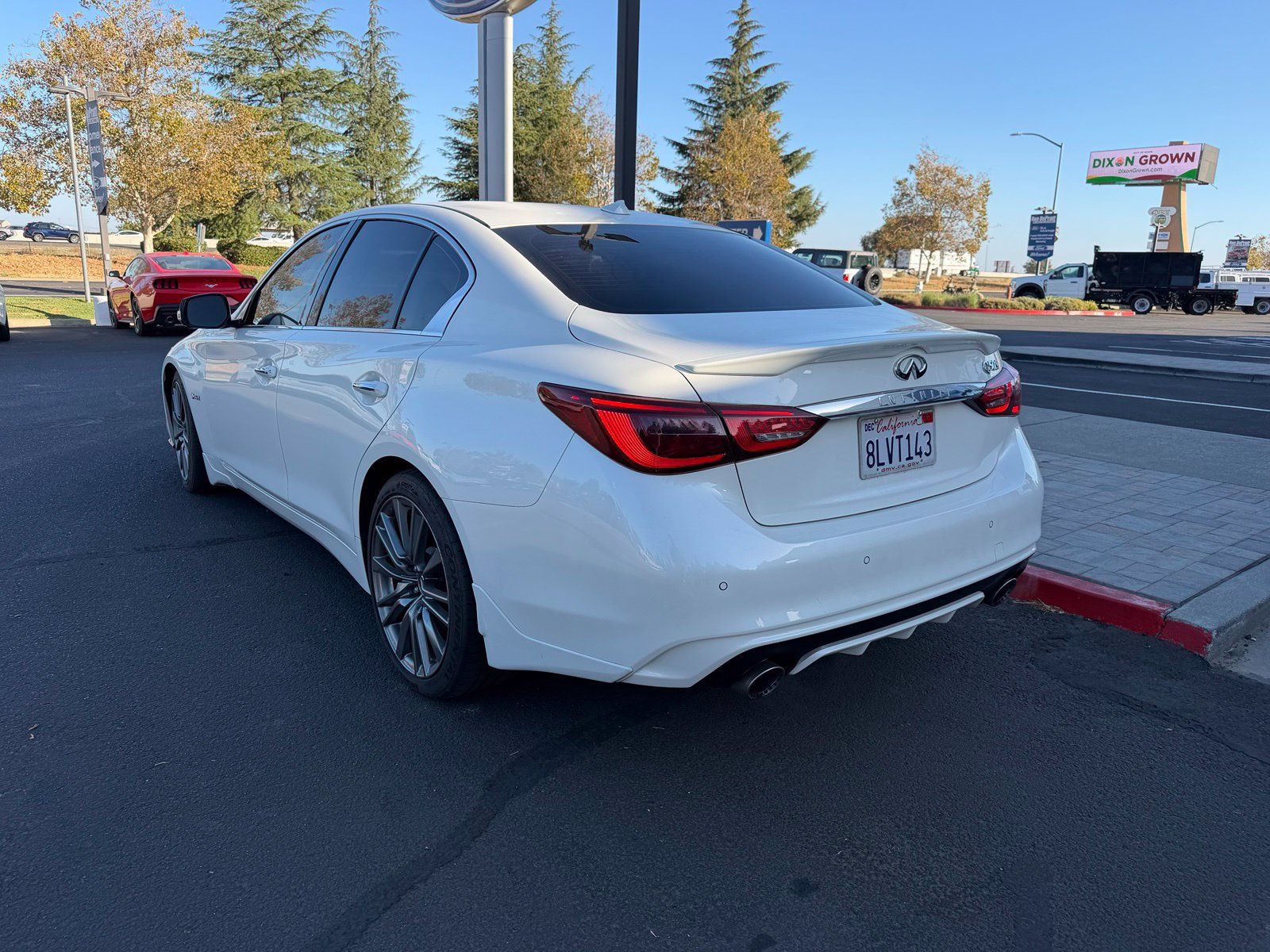 Used 2019 INFINITI Q50 Red Sport 400 w/ Sensory Package RWD image 3
