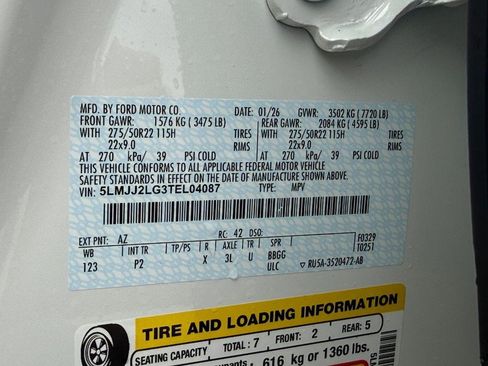 New 2026 Lincoln Navigator Reserve w/ Jet Appearance Package image 20