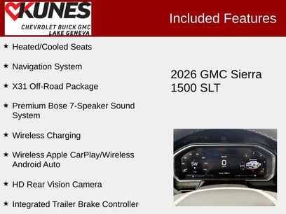 New 2026 GMC Sierra 1500 SLT w/ SLT Premium Package