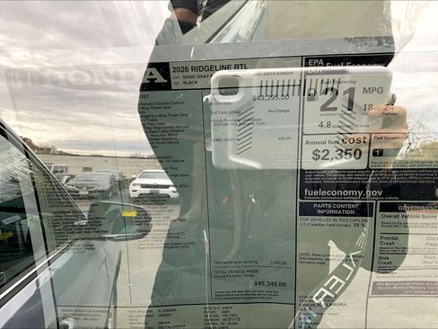 New 2026 Honda Ridgeline RTL image 18