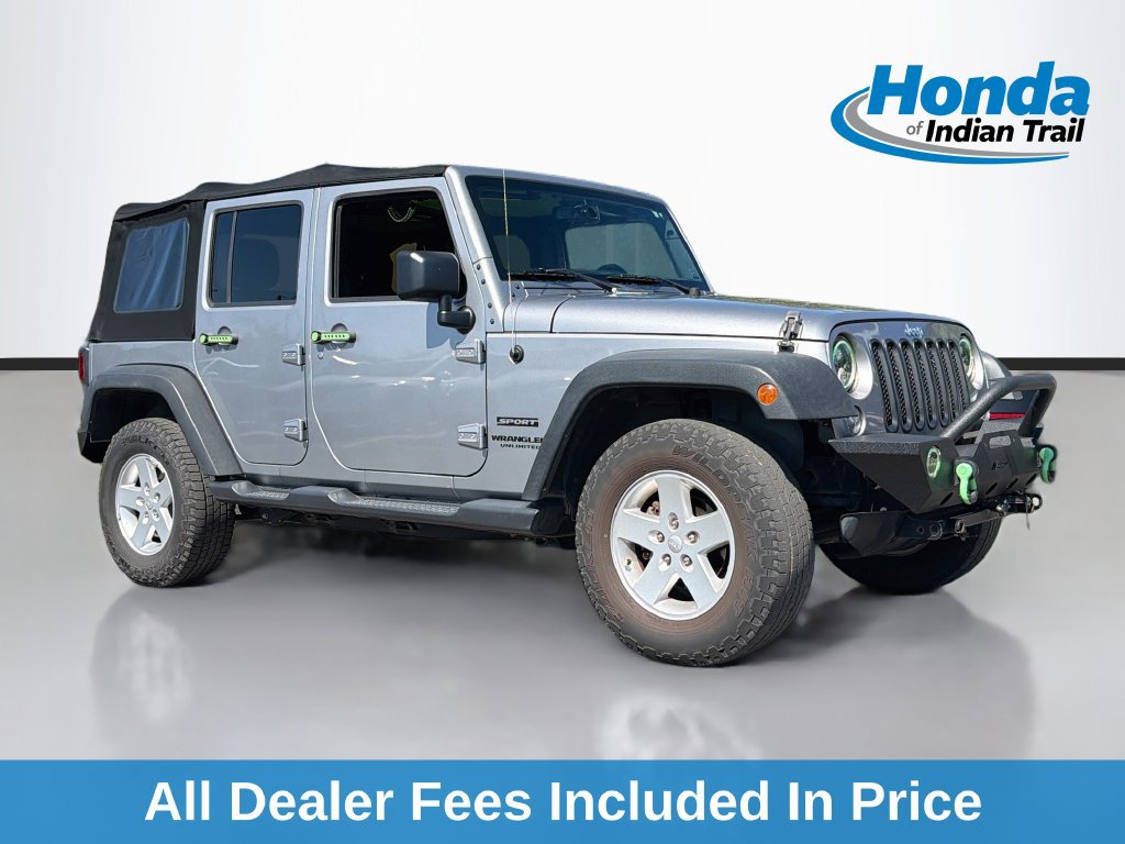 Used 2017 Jeep Wrangler Unlimited Sport w/ Quick Order Package 24S AWD/4WD image 1