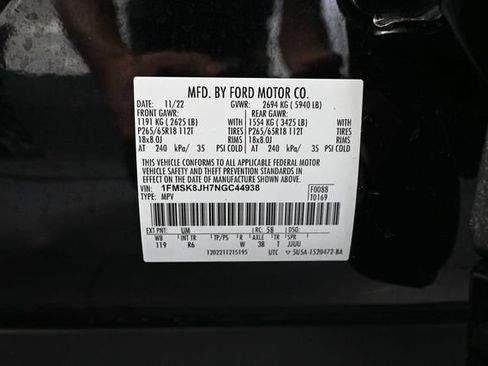 Used 2022 Ford Explorer Timberline w/ Timberline Technology Package AWD/4WD image 54