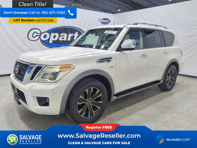 Used 2017 Nissan Armada Platinum w/ Interior Lighting Package RWD image 1