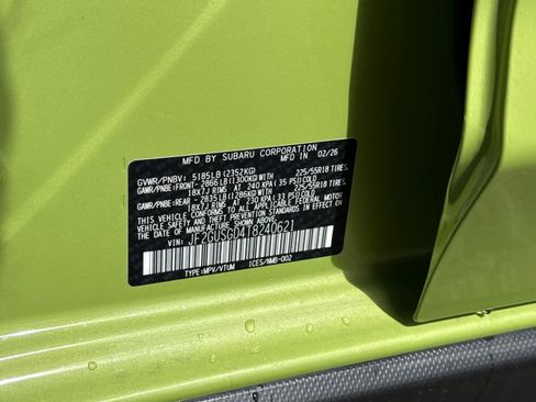 New 2026 Subaru Crosstrek 2.5i Sport AWD/4WD image 27