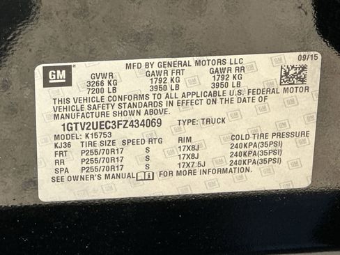 Used 2015 GMC Sierra 1500 SLE w/ SLE Value Package AWD/4WD image 36