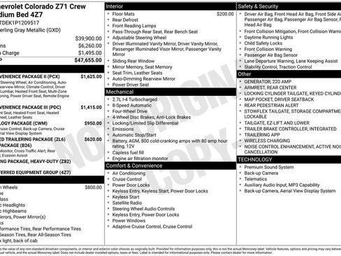 Used 2023 Chevrolet Colorado Z71 w/ Z71 Convenience Package 2 AWD/4WD image 4