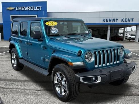 Used 2020 Jeep Wrangler Unlimited Sahara AWD/4WD image 1