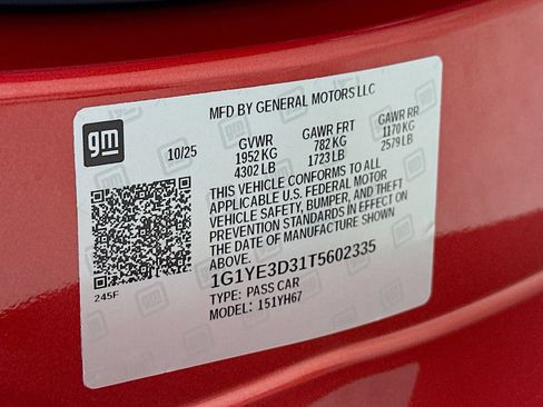Used 2026 Chevrolet Corvette Z06 w/ Battery Protection Package RWD image 40