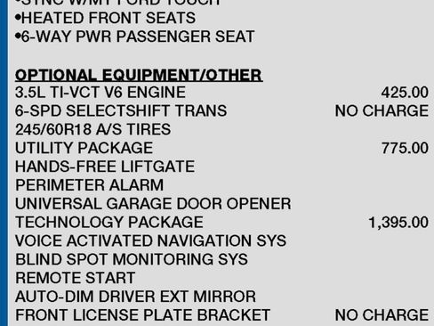 Used 2015 Ford Edge SEL w/ Equipment Group 201A AWD/4WD image 4
