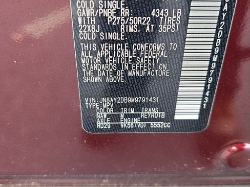 Used 2021 Nissan Armada Platinum w/ Captain's Chairs Package image 35