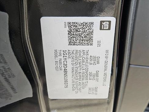 Used 2022 Chevrolet Corvette Stingray Premium Cpe w/ 3LT RWD image 23