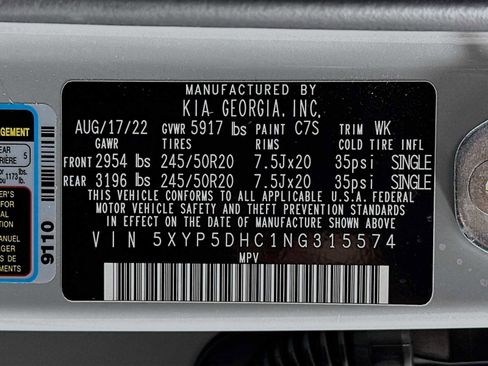 Used 2022 Kia Telluride SX w/ SX Prestige Package AWD/4WD image 34
