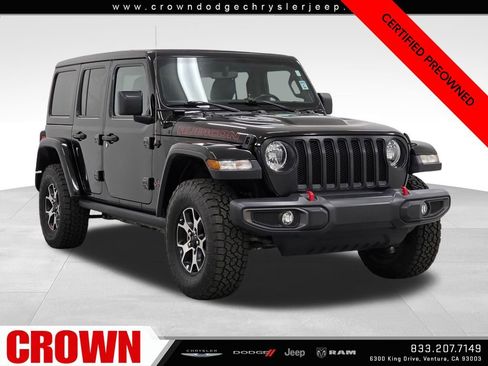 Certified 2021 Jeep Wrangler Unlimited Rubicon AWD/4WD image 1