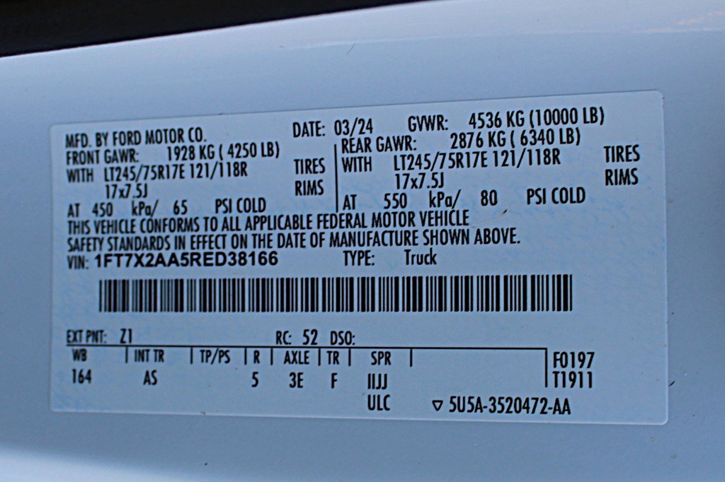 Used 2024 Ford F250 XL w/ XL Chrome Package RWD image 40