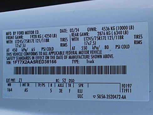 Used 2024 Ford F250 XL w/ XL Chrome Package RWD image 40