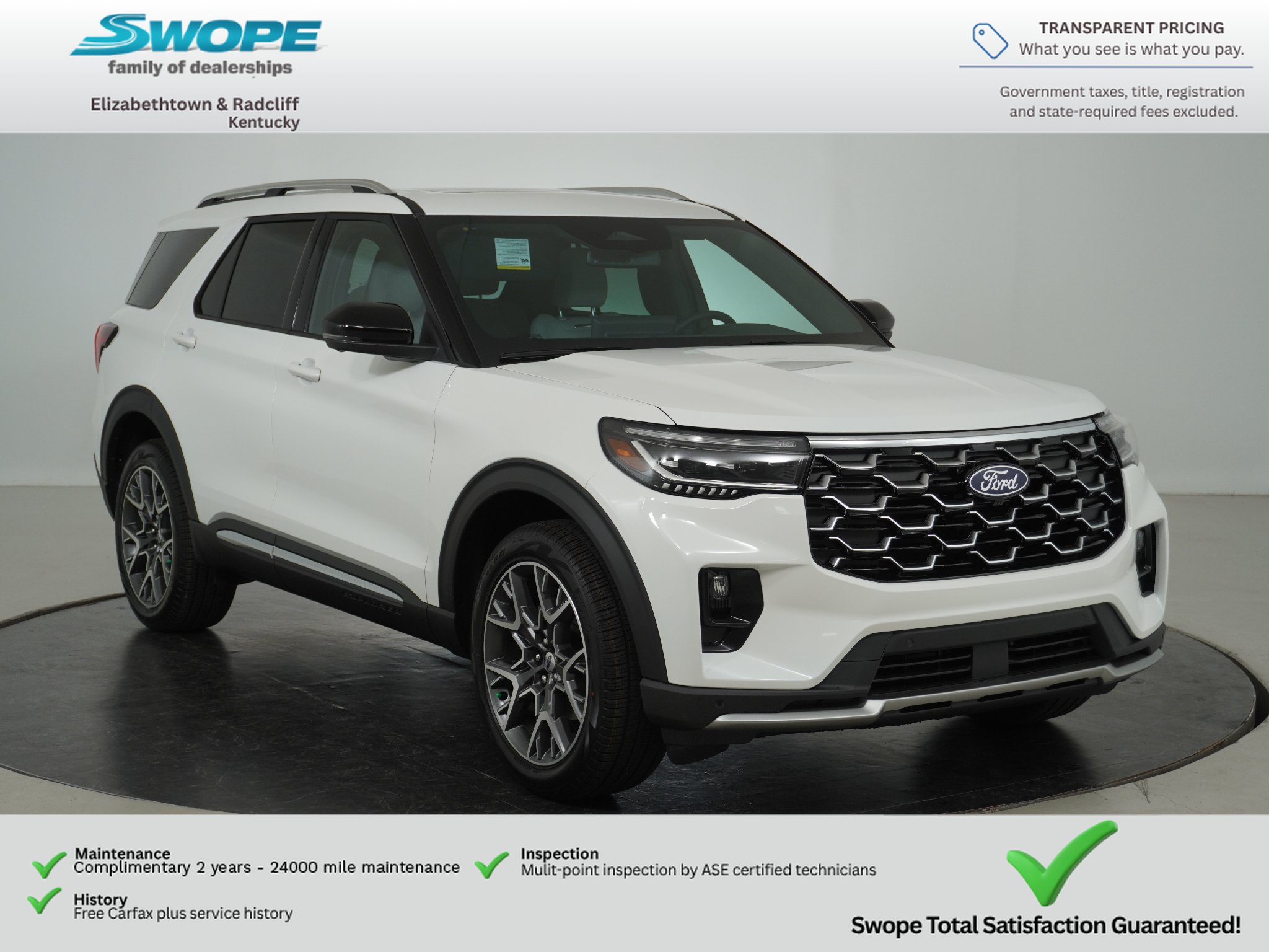 New 2027 Ford Explorer Platinum AWD/4WD image 1