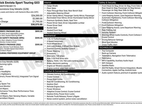 New 2026 Buick Envista Sport Touring w/ Convenience I Package FWD image 4