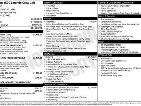 New 2026 RAM 1500 Laramie w/ Night Edition AWD/4WD image 37