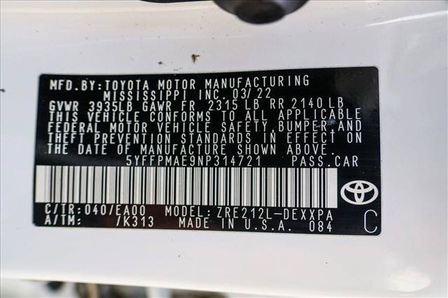 Used 2022 Toyota Corolla XLE FWD image 28
