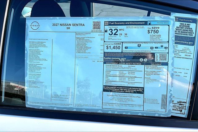New 2027 Nissan Sentra SR w/ SR All Weather Package FWD image 14