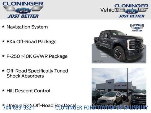 New 2025 Ford F250 Platinum w/ FX4 Off-Road Package image 11