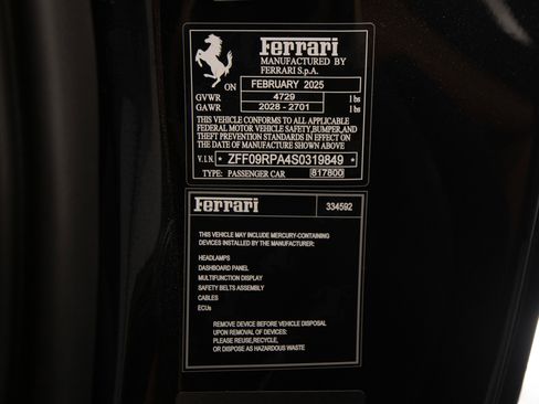 Certified 2025 Ferrari Roma Spider image 57