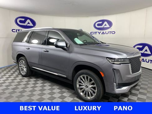 Used 2021 Cadillac Escalade Premium Luxury w/ Driver Assist Tech Package AWD/4WD image 1