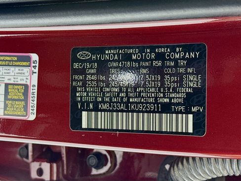 Used 2019 Hyundai Tucson Night image 35