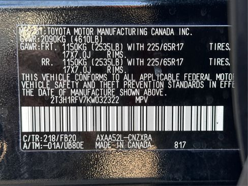 Used 2019 Toyota RAV4 LE image 20