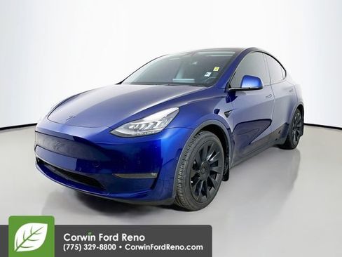 Used 2021 Tesla Model Y Long Range AWD/4WD image 3