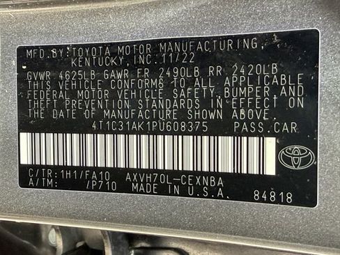 Certified 2023 Toyota Camry LE image 31