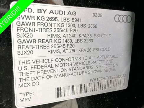 Used 2025 Audi Q5 e Premium Plus w/ Premium Plus Package AWD/4WD image 20