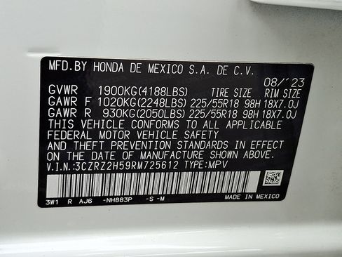 Used 2024 Honda HR-V Sport image 25