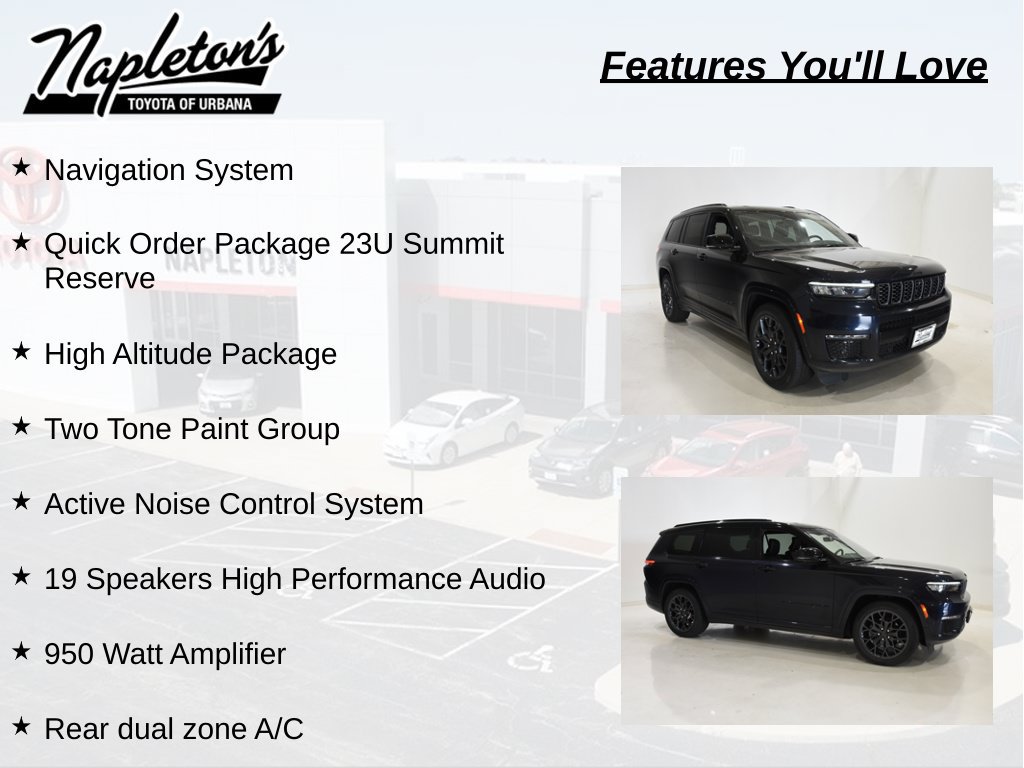 Used 2023 Jeep Grand Cherokee L Summit AWD/4WD image 7