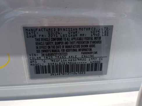 New 2026 Nissan Sentra S FWD image 31