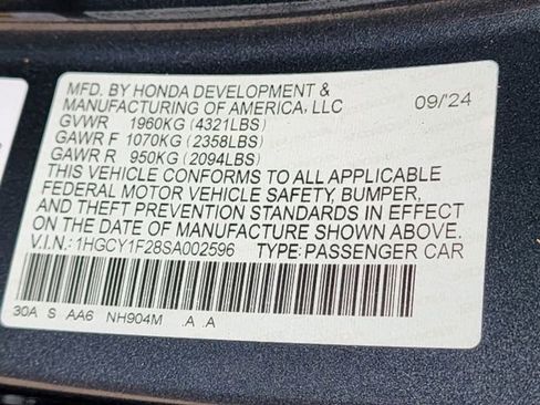 Used 2025 Honda Accord LX image 32