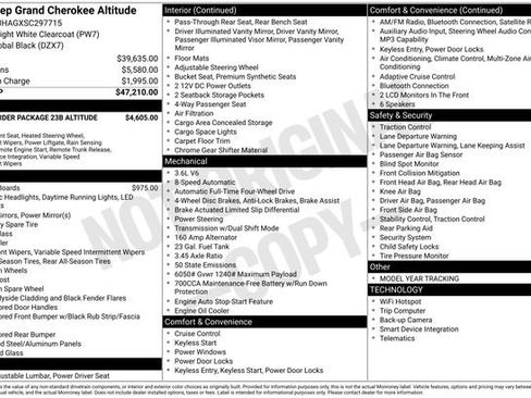 Used 2025 Jeep Grand Cherokee Altitude AWD/4WD image 25