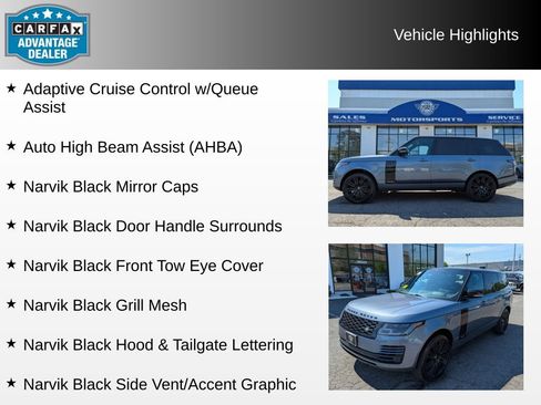 Used 2018 Land Rover Range Rover Long Wheelbase Supercharged AWD/4WD image 8