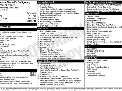 New 2025 Hyundai Santa Fe Calligraphy image 6