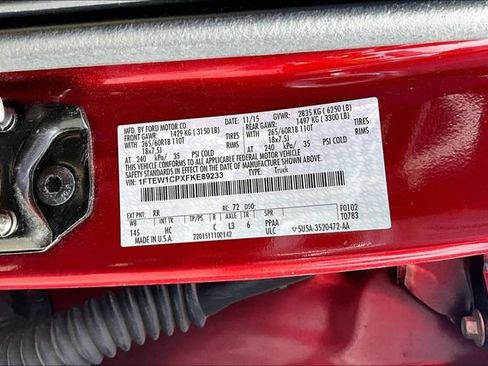 Used 2015 Ford F150 Lariat w/ Equipment Group 501A Mid RWD image 30