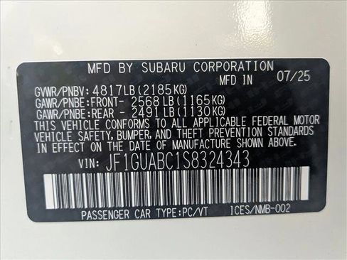 Used 2025 Subaru Impreza 2.0i image 17