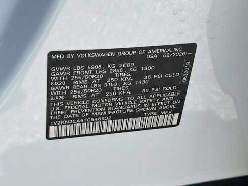 New 2026 Volkswagen Atlas SE AWD/4WD image 16